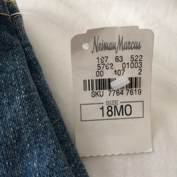 NWT Girls Cachcach Denim top - Picture 3 of 5